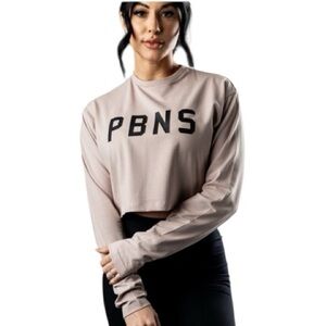 Alphalete PBNS Crop Top Long Sleeve-Small